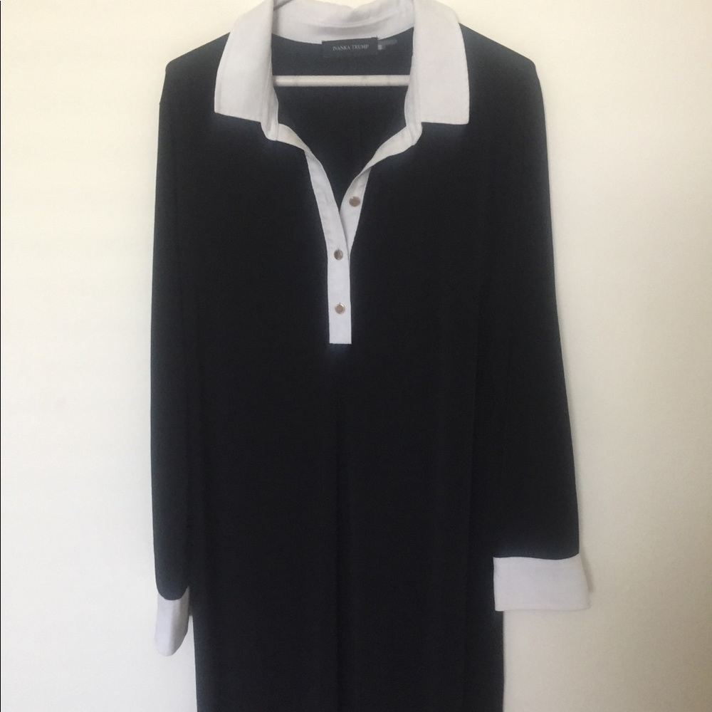 IVANKA TRUMP Designer Black/White Dress